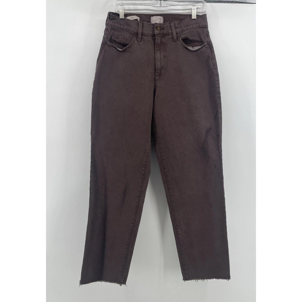 Universal Thread Vintage Straight‎ Jeans Women's 6 Chocolate Brown 90s Baggy